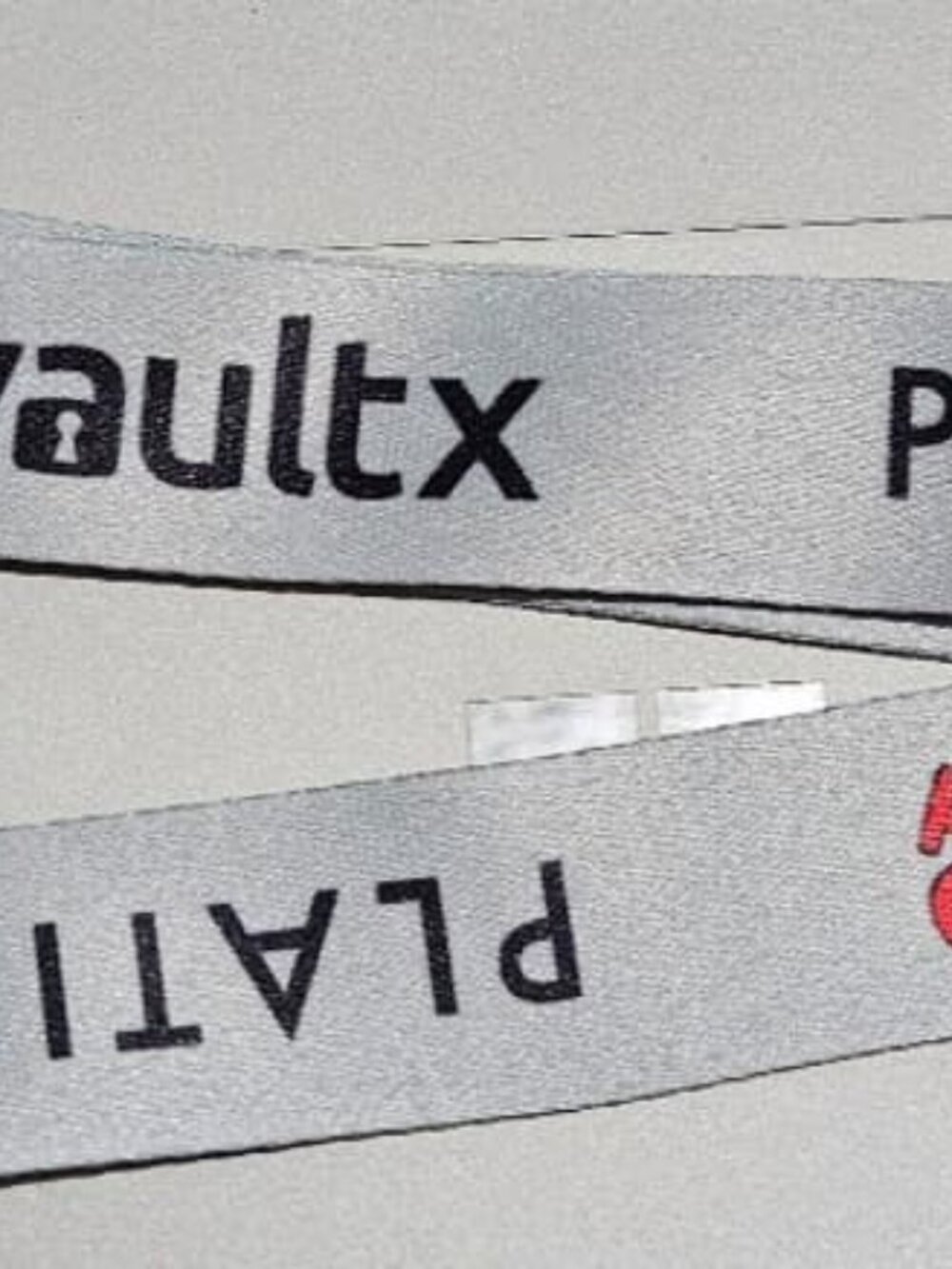 2 Custom Lanyards For Platinum Pass At Card Party Seattle Event, Vault x